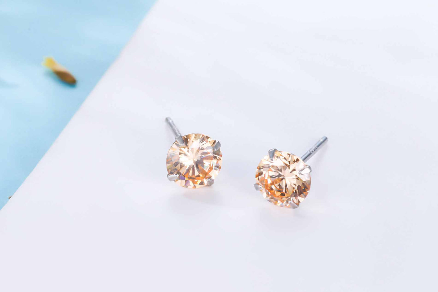 Simple CZ Earrings