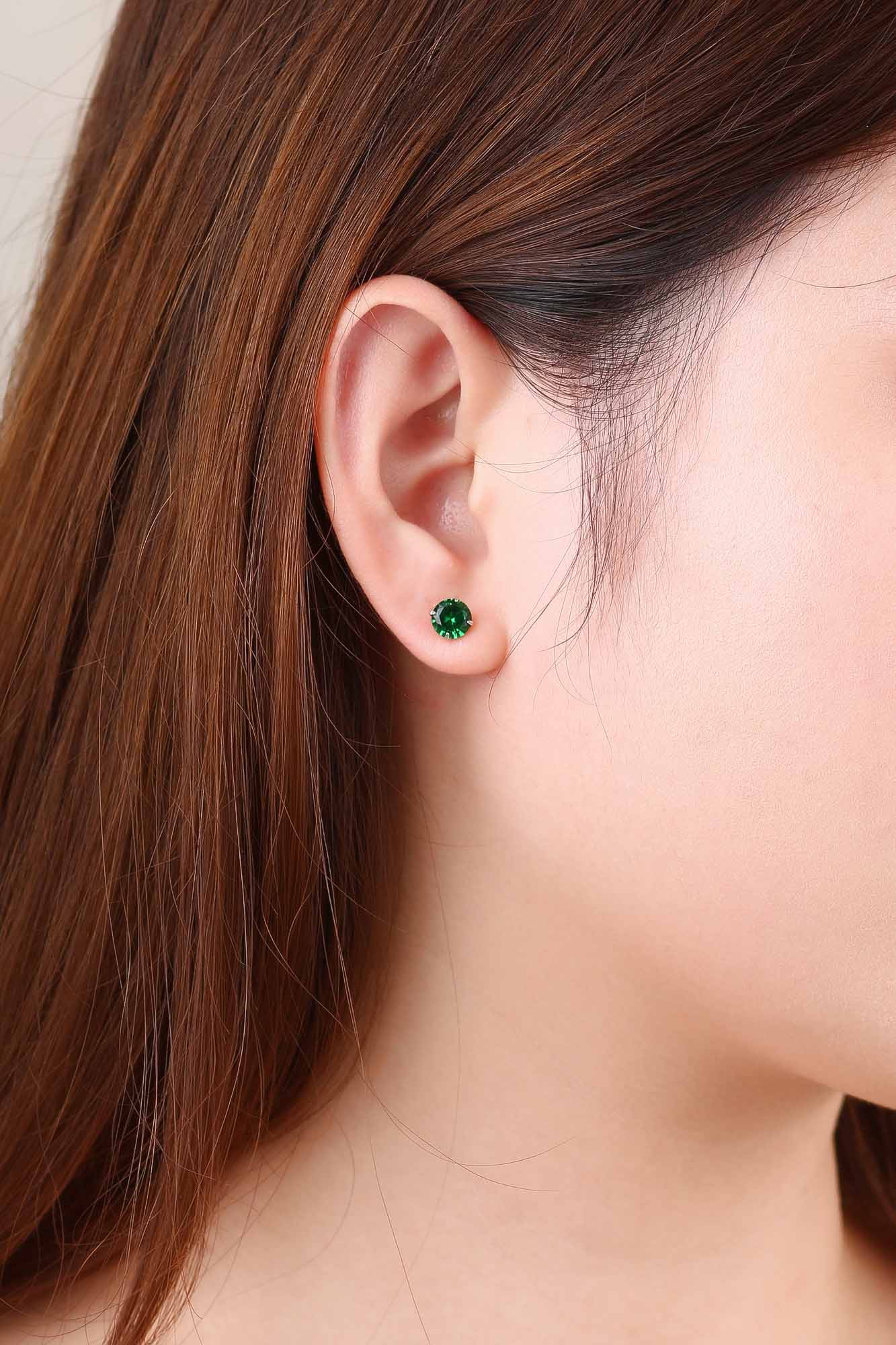 Simple CZ Earrings