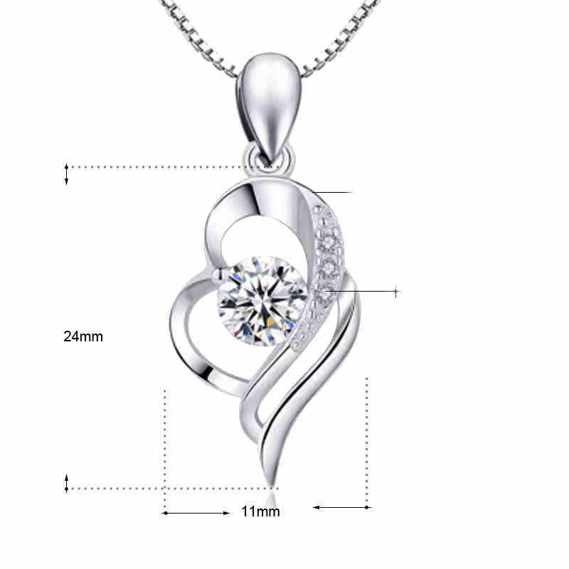 Hollow Heart Necklace
