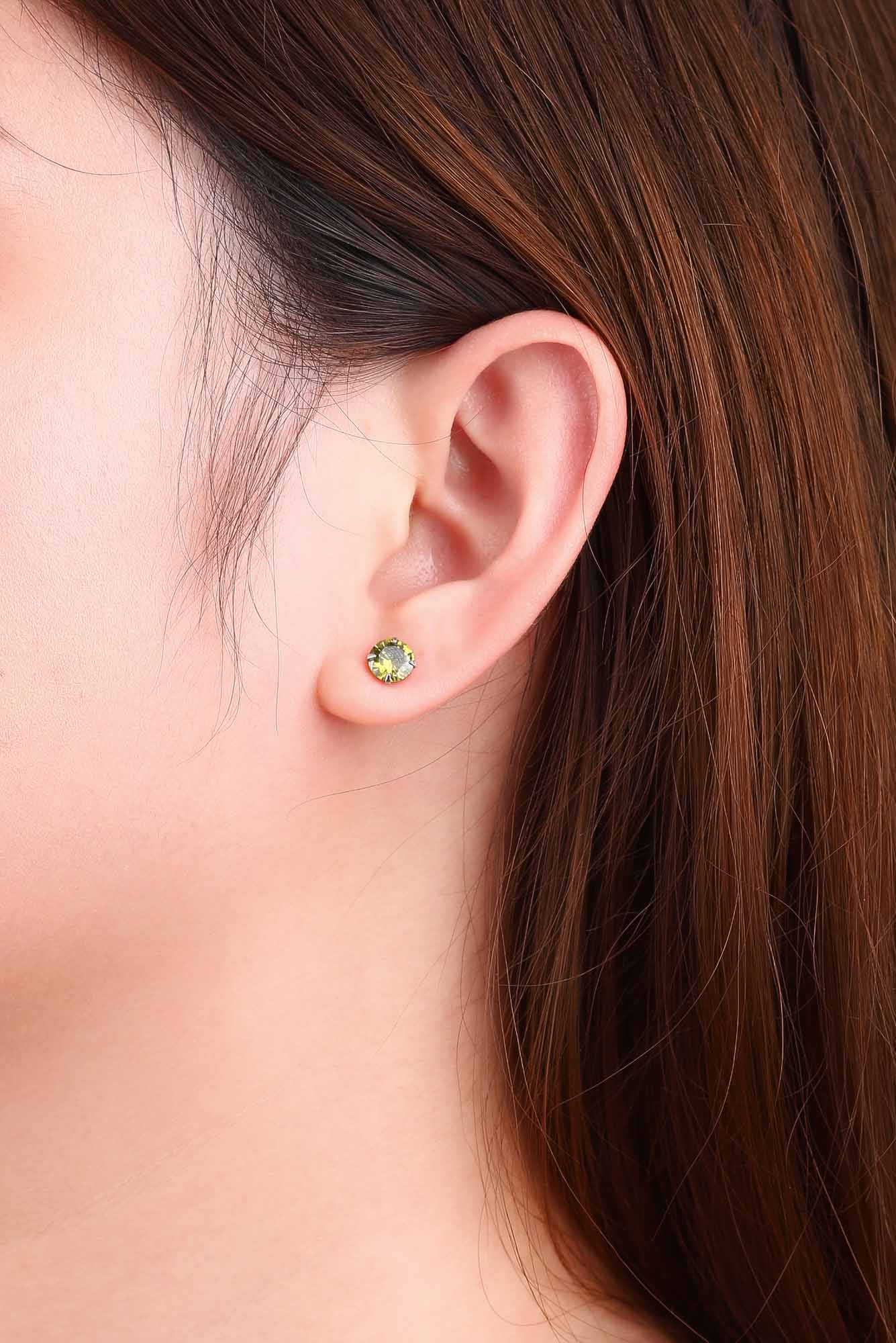 Simple CZ Earrings