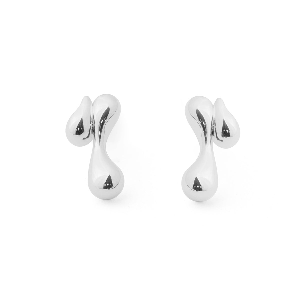 Holiday Electroforming Hollow Irregular Chunky Drop Waters Hypoallergenic S999 Sterling Silver Statement Earrings(Pre-Sale)