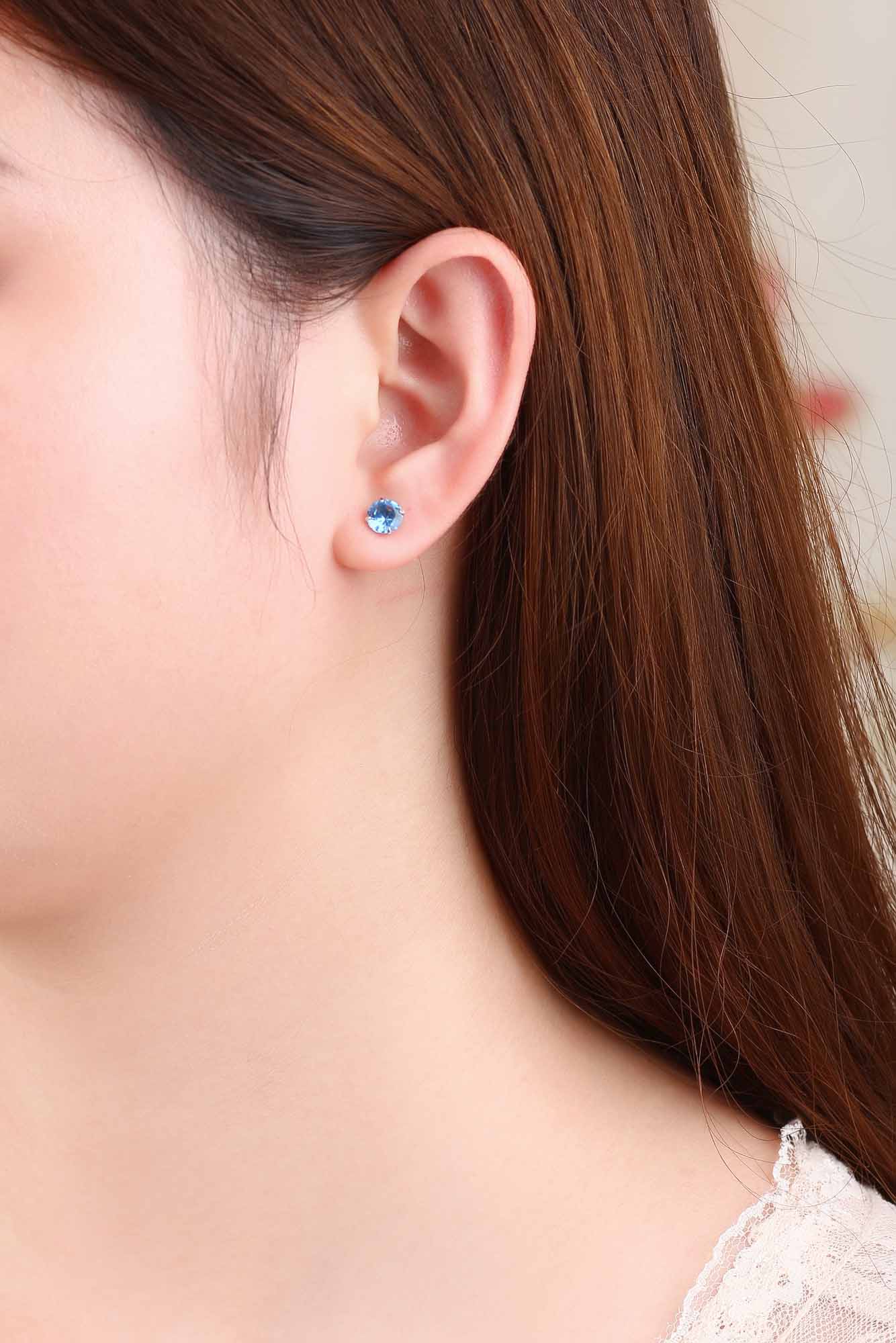 Simple CZ Earrings