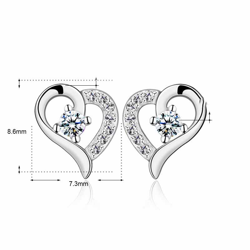 Hollow Heart Earrings