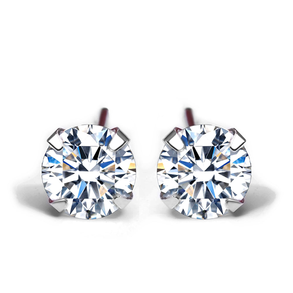 Simple CZ Earrings