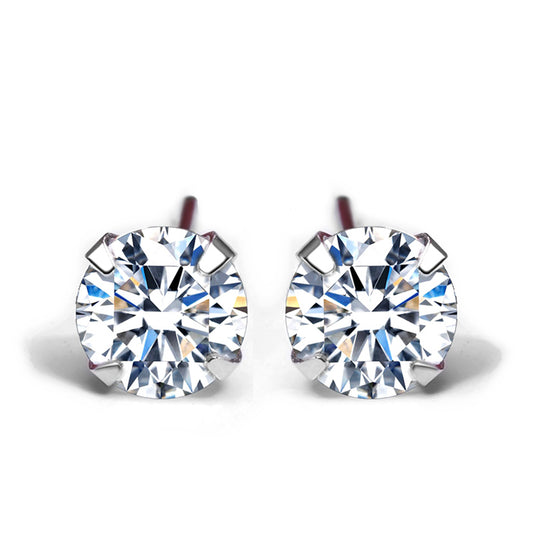 Simple CZ Earrings